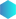 Hexagone plein avec dégradé bleu